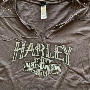 (3 for $22) Harley davidson woman’s shirt 3xl